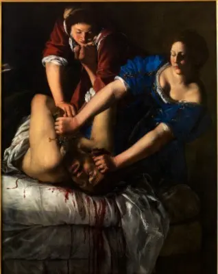 Artemisia Gentileschi’s Judith Slaying Holofernes, 1612.