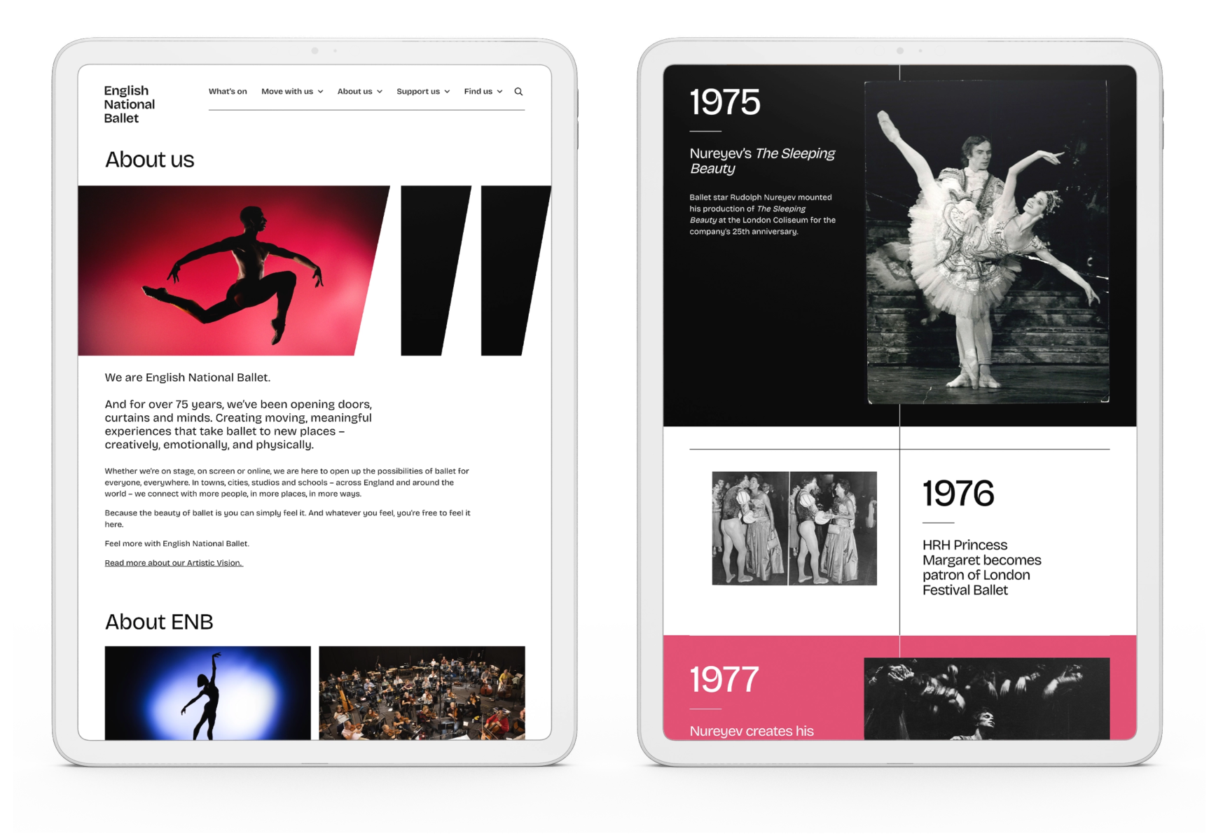 English National Ballet website