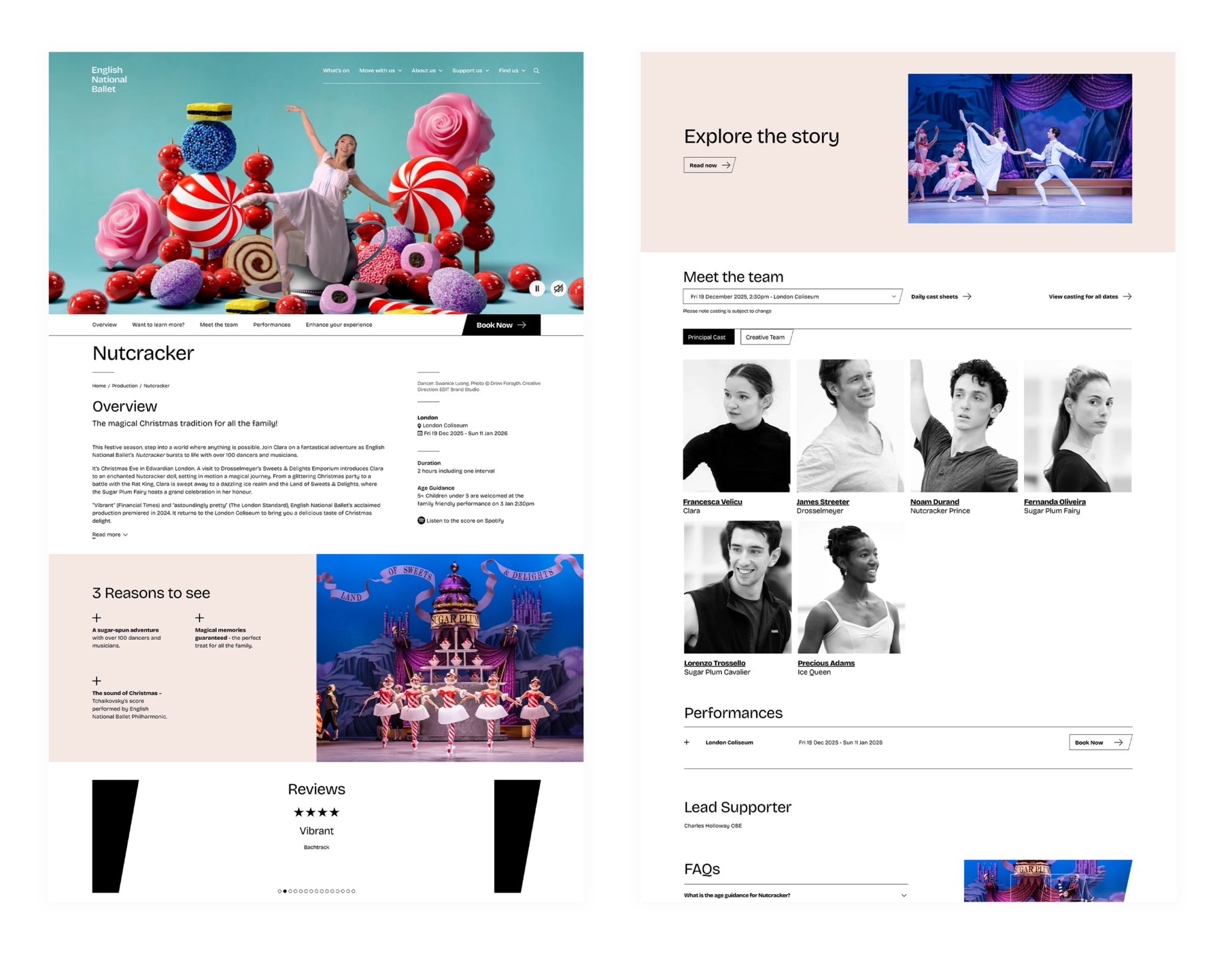 English National Ballet website