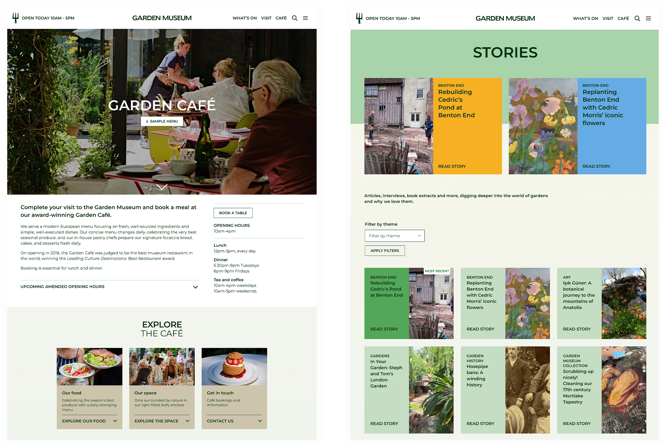Garden Museum website