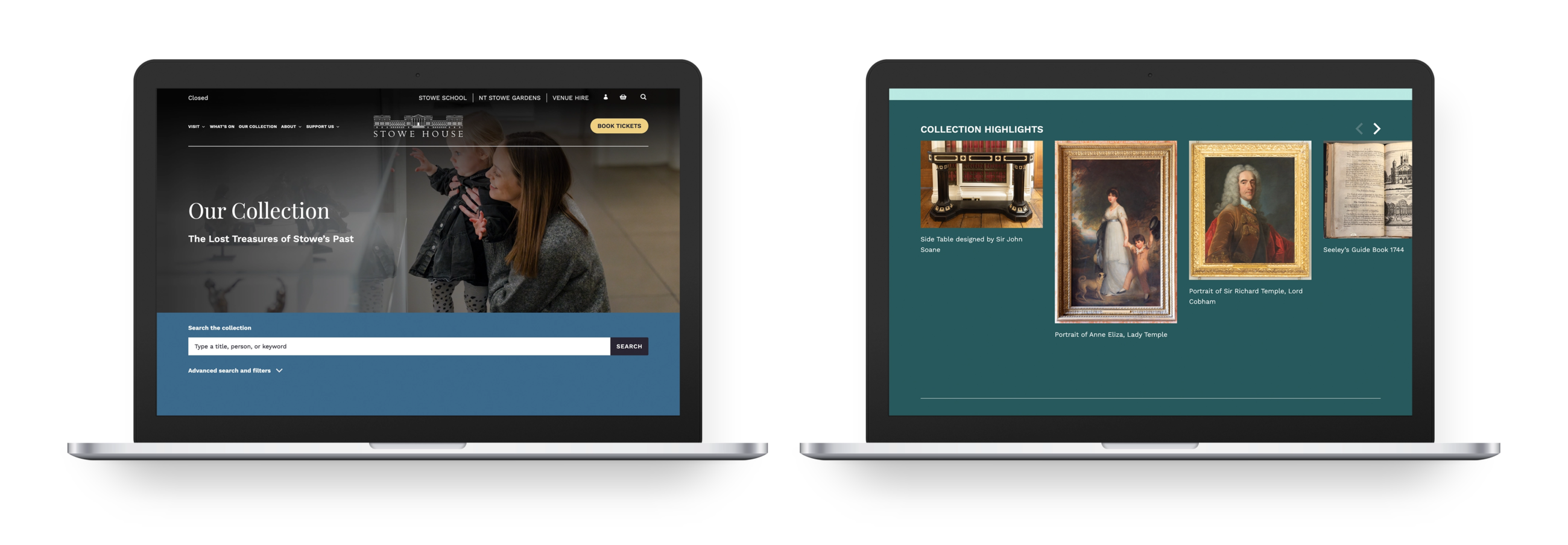Stowe House website