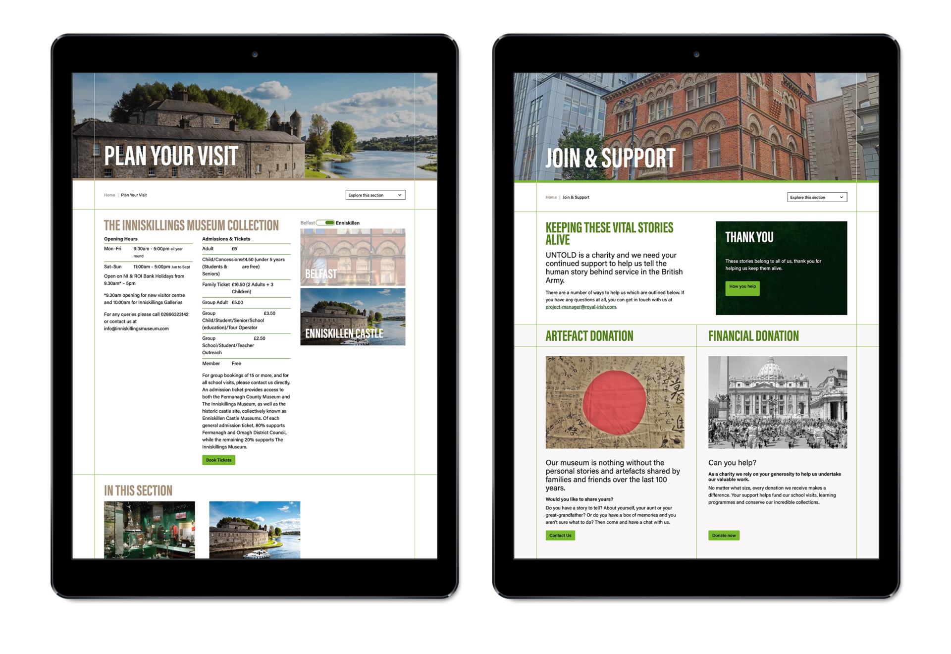 Untold: Stories of the Irish in the British Army website
