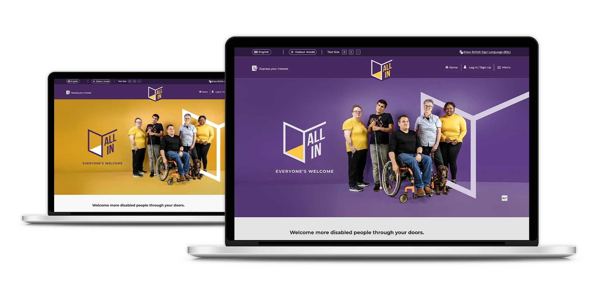 Arts Council England All In website