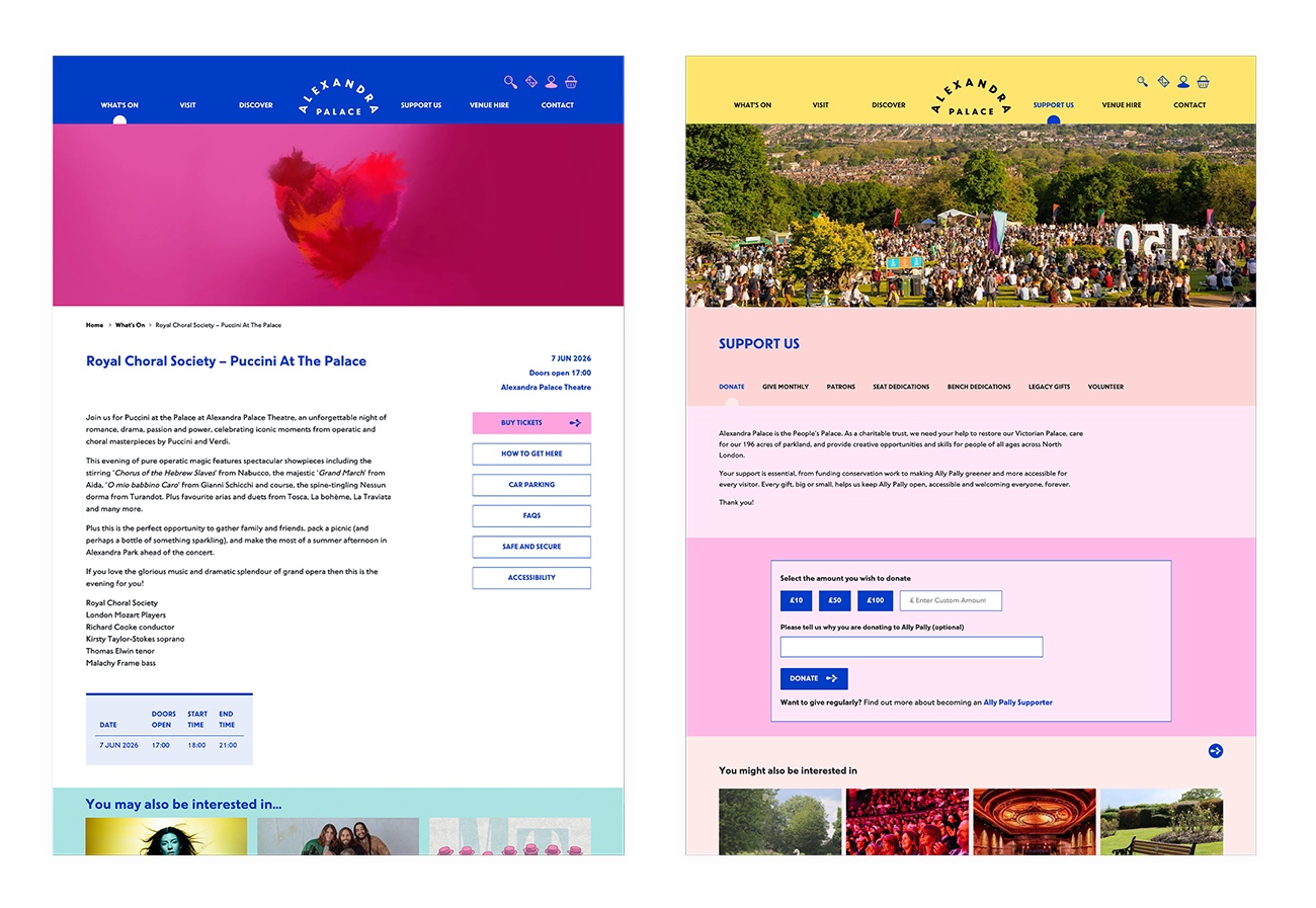 Alexandra Palace website