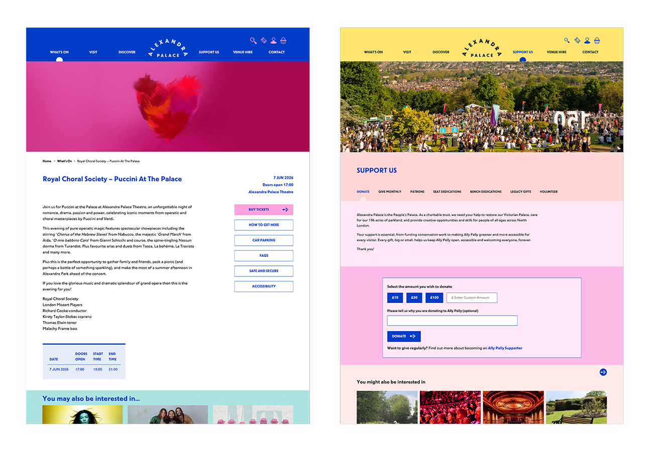 Alexandra Palace website